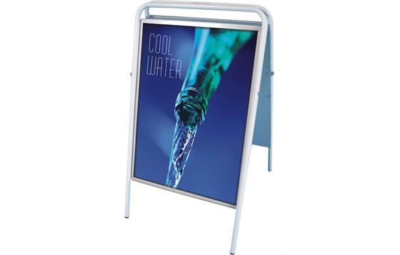 9413948  326070 Plakatstativ Expo std. 50 x 70 cm hvit 